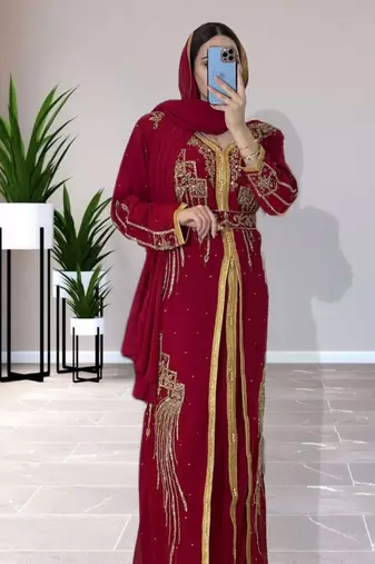 Sale Dress Moroccan Dubai Kaftan Wedding Bridesmaid African Abaya Gown Women Dress 107