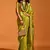 Olive Colour Satin Silk Zari Woven Saree With Blouse