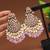 Light purple color kundan earrings