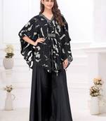 Premium stylish digital printed muslin cord-set kaftan style