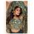 Sea green satin silk full stitched crop top, dhoti & shrug set