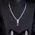 Silver plated white stone designer necklace 317fnnn376