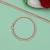 Rose gold color anklets