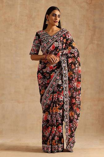 Print Designer Party Wear Work Saree 