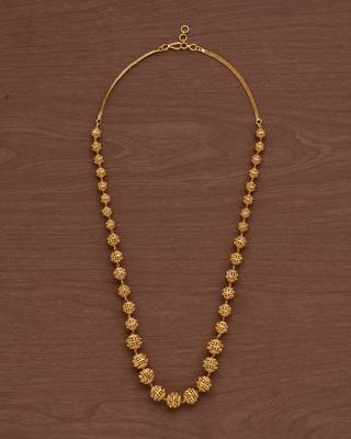 Antique balls necklace one gram gold 2