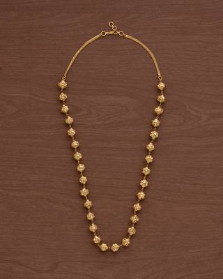 Gold Plated Beads Necklace 2
