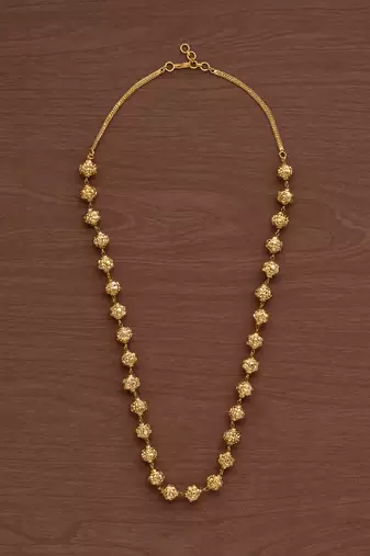 Gold Plated Beads Necklace