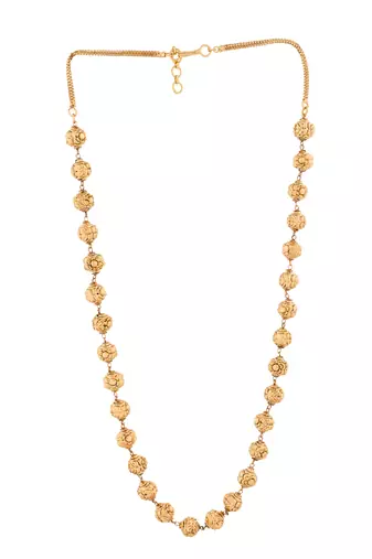 Gold Plated Beads Necklace
