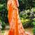 New design fancy floral print chiffon saree