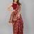 Maroon colour banarasi silk saree