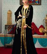 Black morrocon israeli kaftan