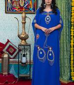 Blue partywear  designer kaftan
