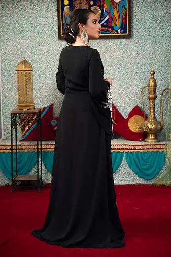 Black kaftan for women dress