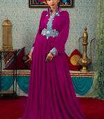 Purple partywear kaftan