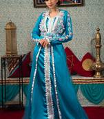 Firozi designer kaftan