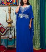 Blue designer kaftan