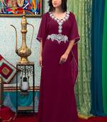 Violet israeli kaftan
