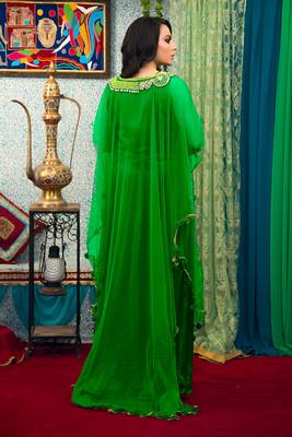 Green takchita kaftan 5