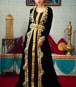 Black morrocon  designer kaftan