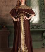 Brown designer  designer kaftan