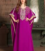 Magenta israeli kaftan