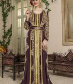 Brown moroccan style kaftan