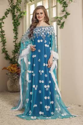 Blue african kaftan 1