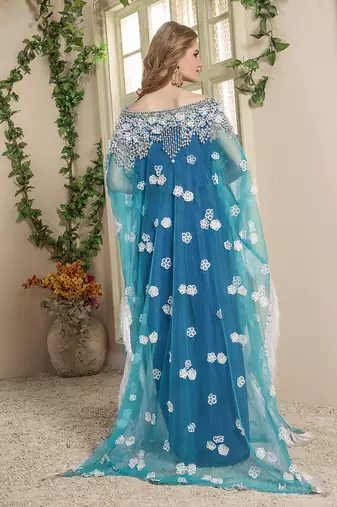 Blue african kaftan