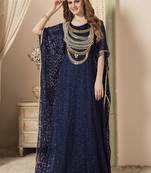 Blue kaftan designer