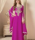 Pink maxi kaftan