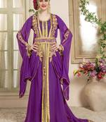 Purple moroccan kaftan