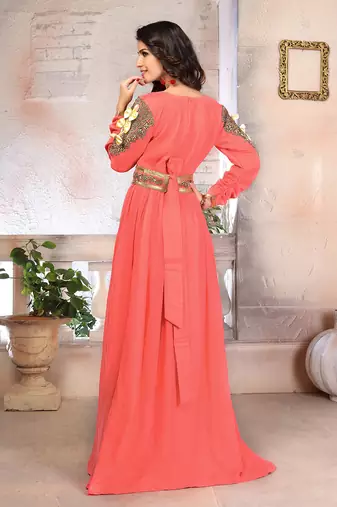 Woman moroccan style kaftan