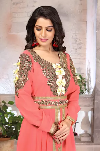 Woman moroccan style kaftan