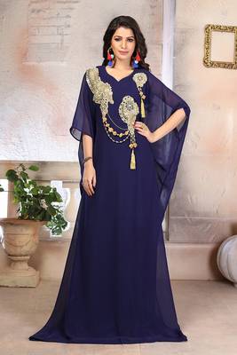 Georgette arabic evening gowns 2