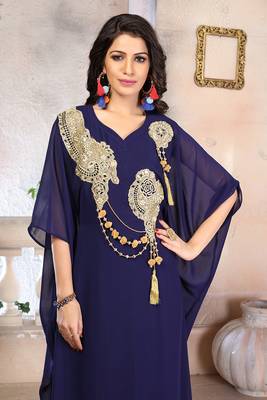 Georgette arabic evening gowns 3