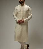 Ethnic Kurta Mens Wear Solid stitched for Occasion & Festive Ceremony