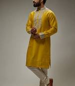 Ethnic Kurta Mens Wear Solid stitched for Occasion & Festive Ceremony