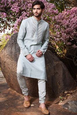 Ethnic kurta for Mens wear solid stitched for occasion and festive wear  1