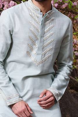 Ethnic kurta for Mens wear solid stitched for occasion and festive wear  2