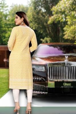 NEW DESIGN FANCY CHICKENCURRY EMBROIDER KURTIS FOR WOMEN OR GILRS 3