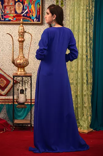 Blue abaya