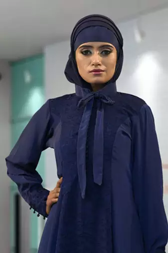 Dark blue abaya Dress