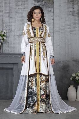 Designer wedding moroccan kaftan 1