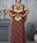 Sea green designer kaftan