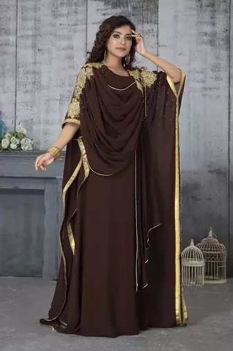 Islamic embroidery designer kaftan