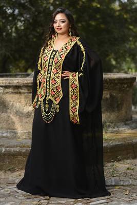Black islamic kaftan 2