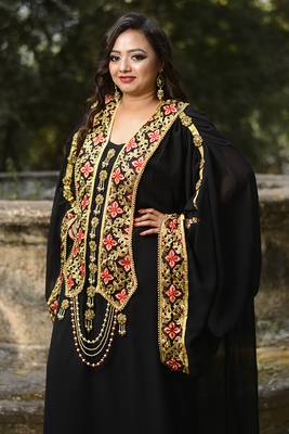 Black islamic kaftan 4
