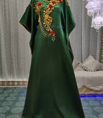 Stylish bottle green arabian Abaya