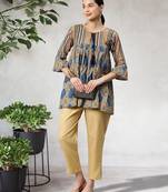 Riva enterprise women's  viscose reyon rinkle a line dress