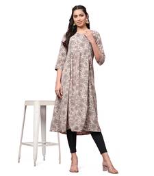 Anushil women's maternity feeding kurti for mothers with zip